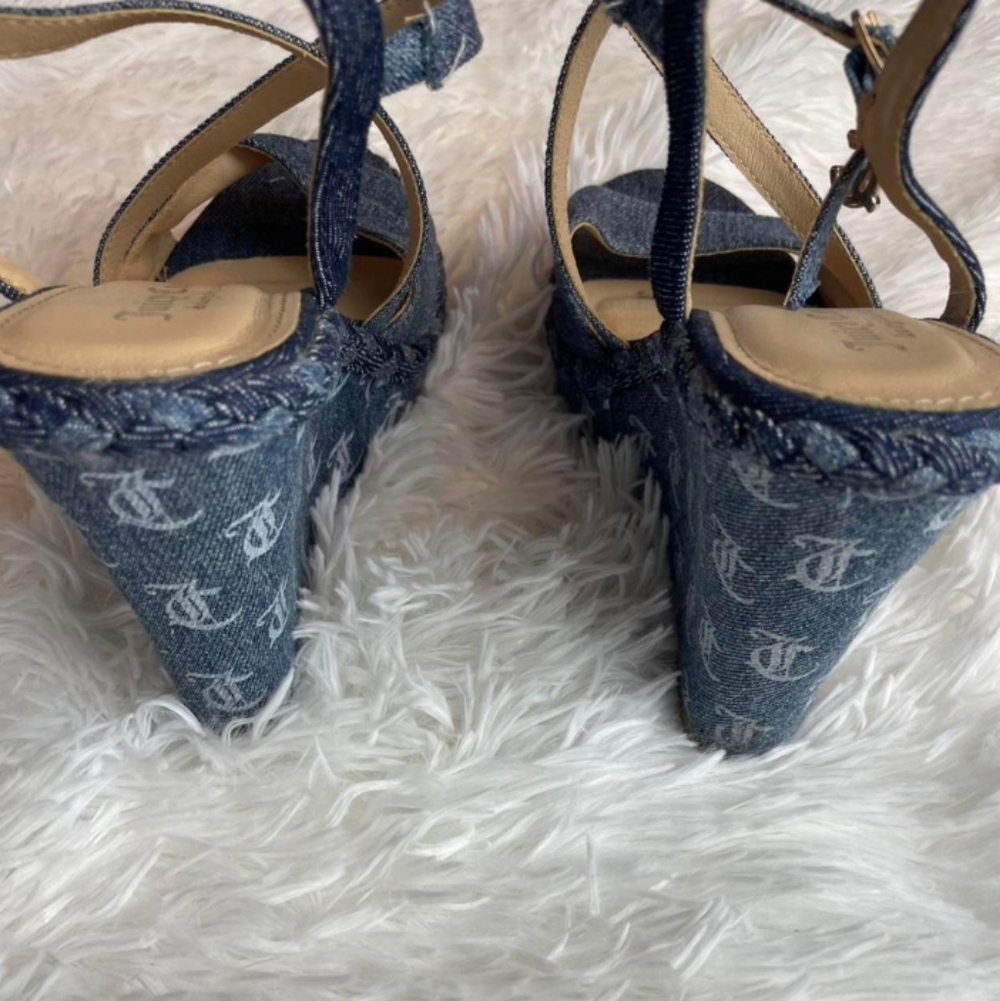 Juicy Couture Denim Heels - Picture 4 of 6